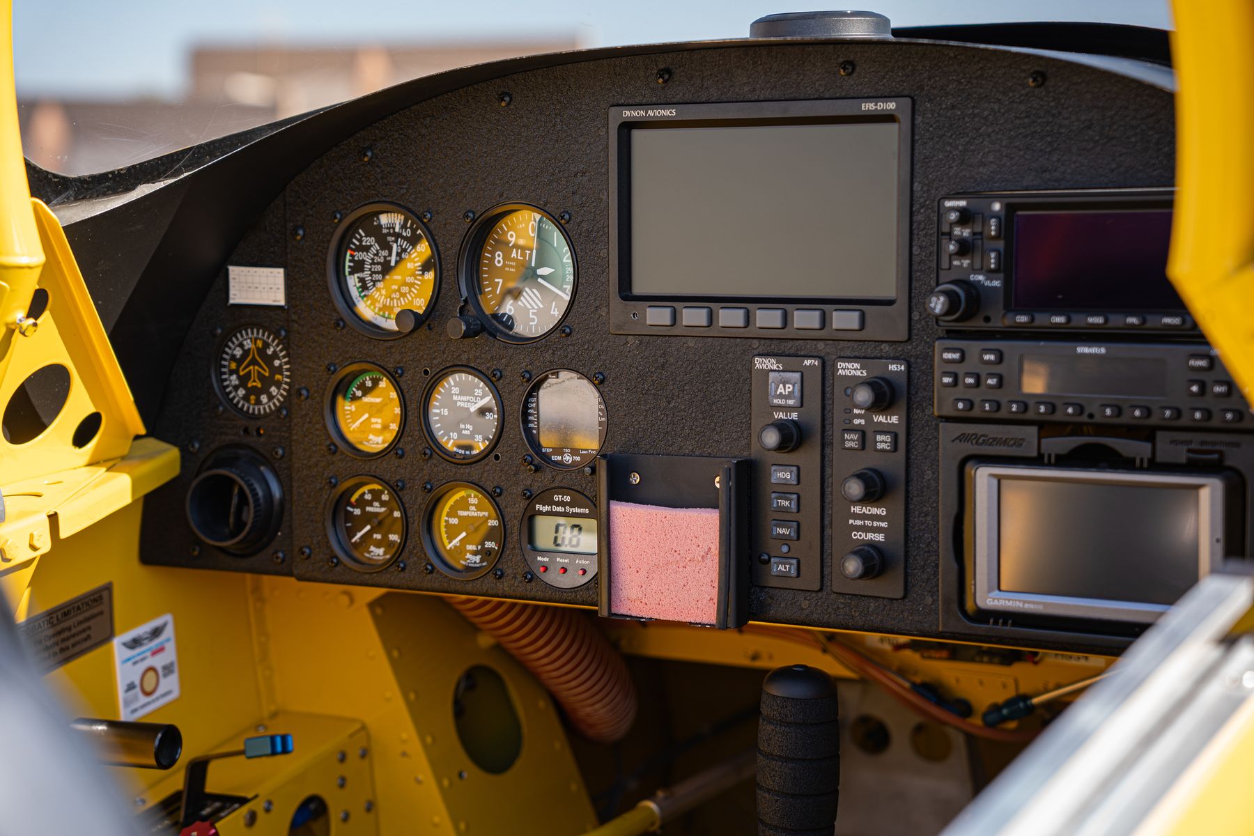 Instrument panel close-up