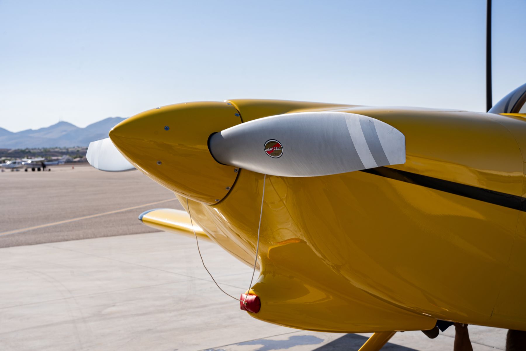 Prop and nose close-up