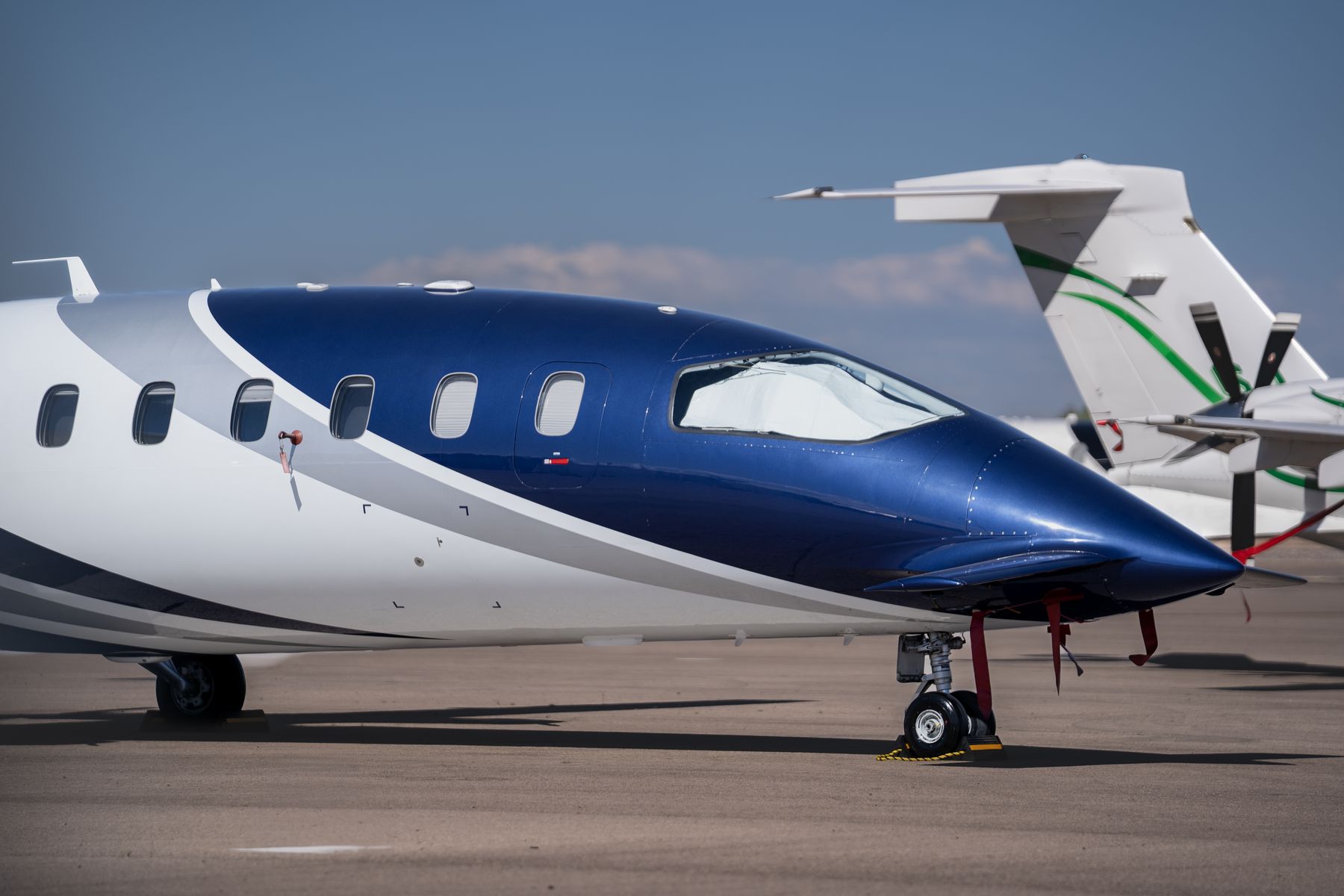 Piaggio Avanti nose and cockpit