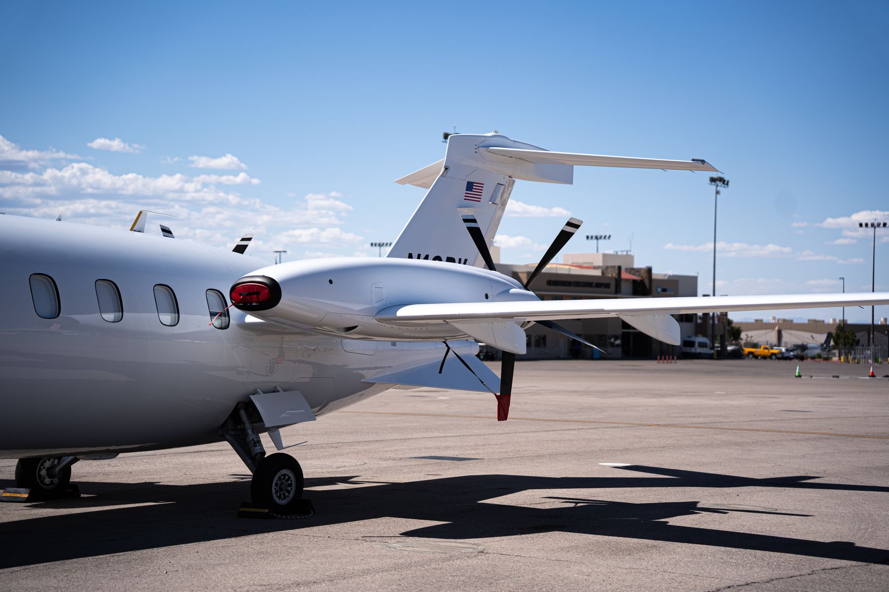 Piaggio Avanti on the ramp